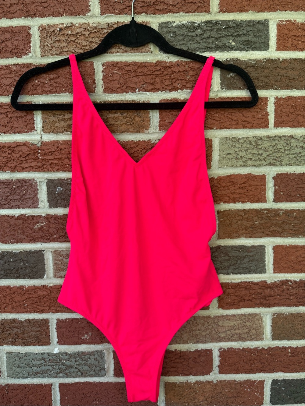 Never Used- Women’s Bright Hot Pink One-Piece Swimsuit (06)